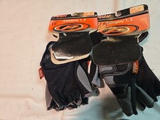 Push Fingerless Bike Gloves Small Black