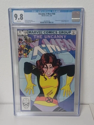UNCANNY X-MEN #168 (Marvel Comics, 1983) CGC Graded 9.8 ~ WHITE Pages