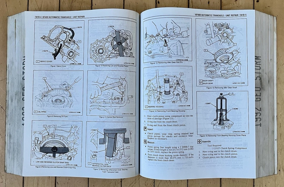 Geo Storm 1992 manual de taller original OEM libro de servicio de reparación Foto 2 de 4