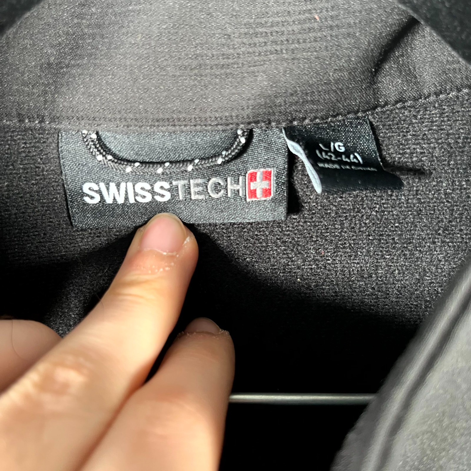 Swiss+Tech Softshell Jacket Mens Large Black Full… - image 3