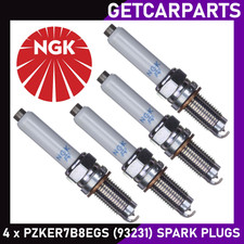 NGK PZKER7B8EGS Spark Plugs x4 For Volkswagen Polo 2009 - 2018 1.2 / 1.4L