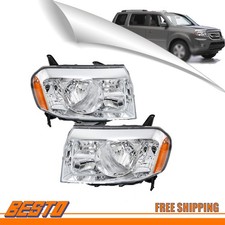 Headlights For Honda Pilot 2009-2011 Halogen Projector Left Right Side Pair Headlights For Honda Pilot 2009-2011 Halogen Projector Left Right Side Pair