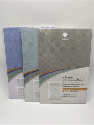 Circa Smart Planner Junior Refill Lot 3 Packs Ideation Contacts Scheduler NIP