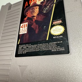 A NIGHTMARE ON ELM STREET - NES Game - Authentic Cart **REPRO BOX** Nearly CIB