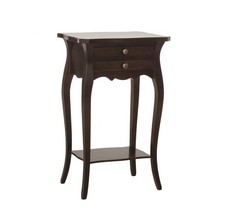 GRAZIOSO E UTILE COMODINO/PORTA TELEFONO , COLORE NOCE