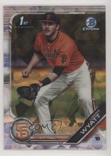 2019 Bowman Chrome Draft Sapphire Edition Logan Wyatt #BDC-29 7c5