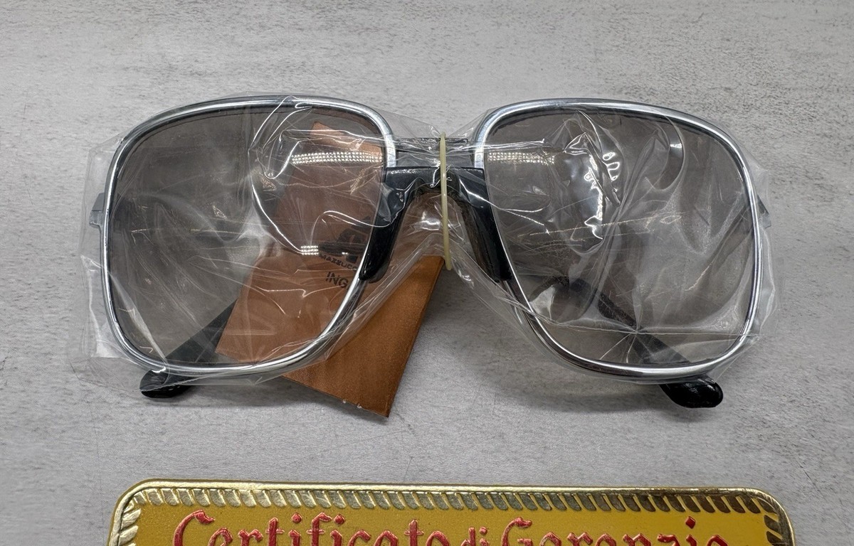 Vintage Men's Samco Italian Sunglasses W/Chrome Frames NOS | eBay