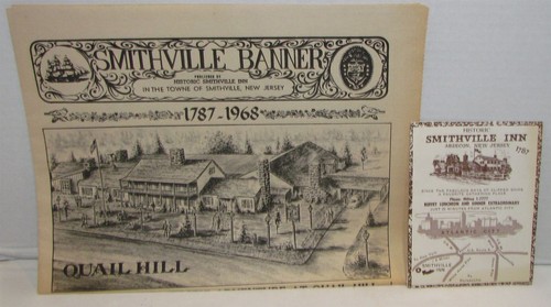1968 Smithville Banner Newspaper, Smithville Inn, New Jersey