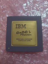 IBM 6x86L PR200+ IBM26 6x86L-2AVAP200GB 150MHZ Vintage Ceramic GOLD Processor