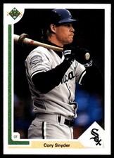 Cory Snyder 1991 Upper Deck #724 White Sox MLB READ FREE SHIPPING AutographDen