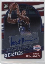 2021-22 Panini Donruss Optic Signature Series Benoit Benjamin #SS-BJB Auto 1j80
