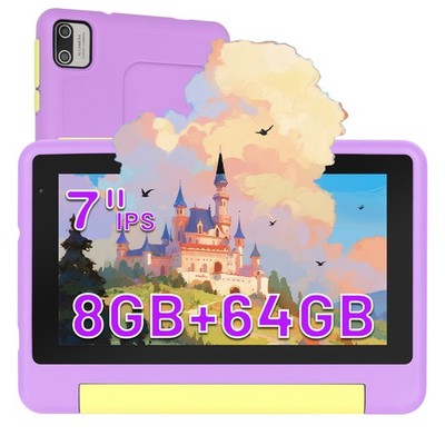 NEW Android 13 Tablet for kid 8GB RAM 64GB ROM Dual Camera Shockproof IPS LCD HD