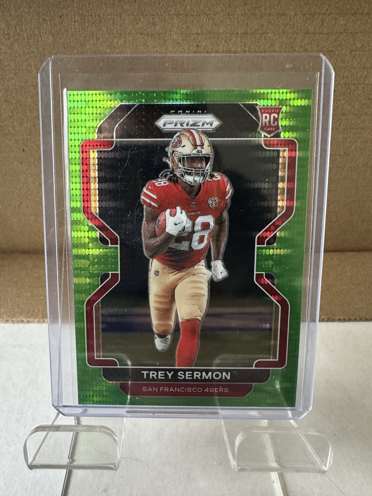 2021 Panini Prizm #354 Trey Sermon Green RC