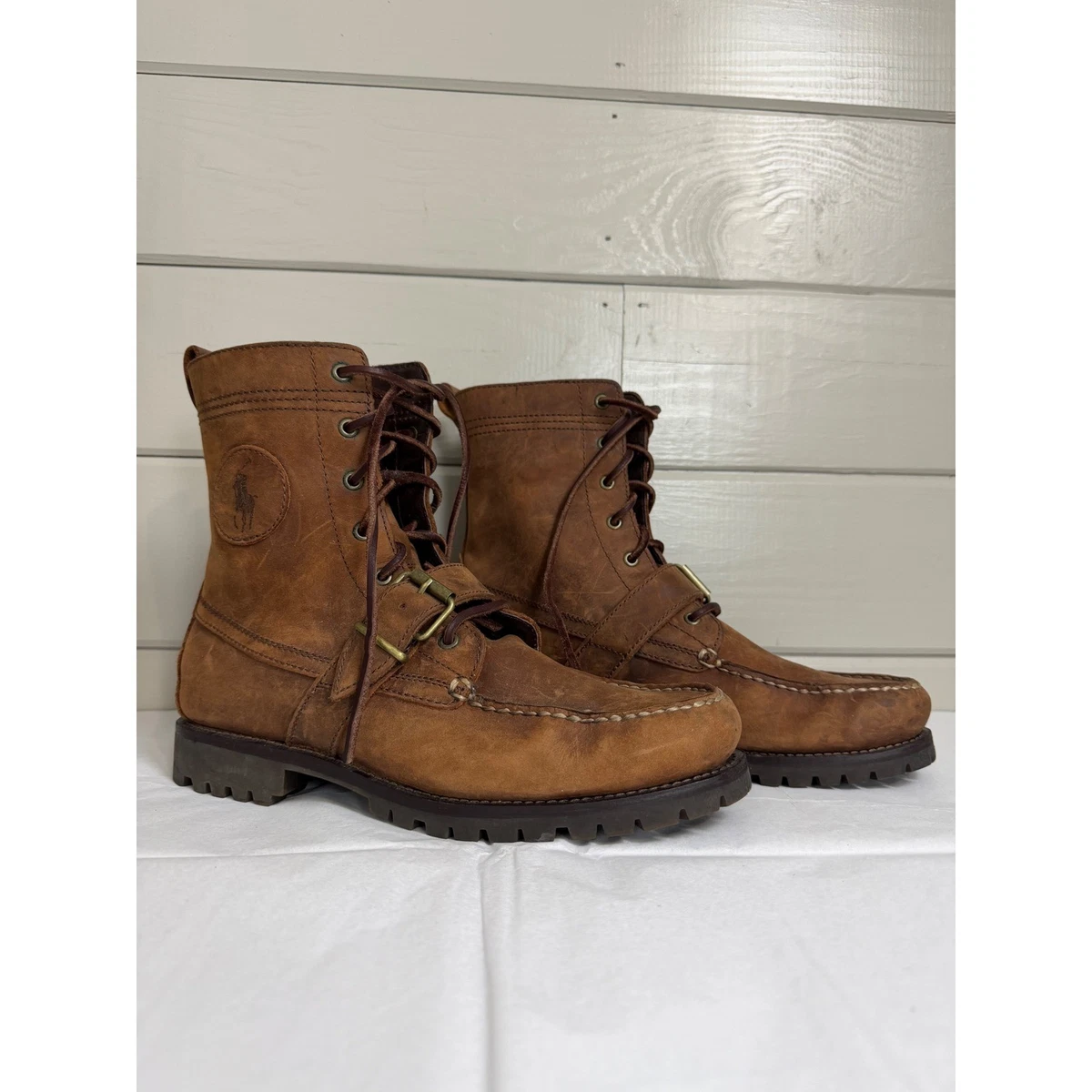 POLO RALPH LAUREN Umar Rugged fashion boots 11.5 PRE-OWNED Polo Ralph Lauren Combat Boots for Men for Sale | Shop New  main image 4