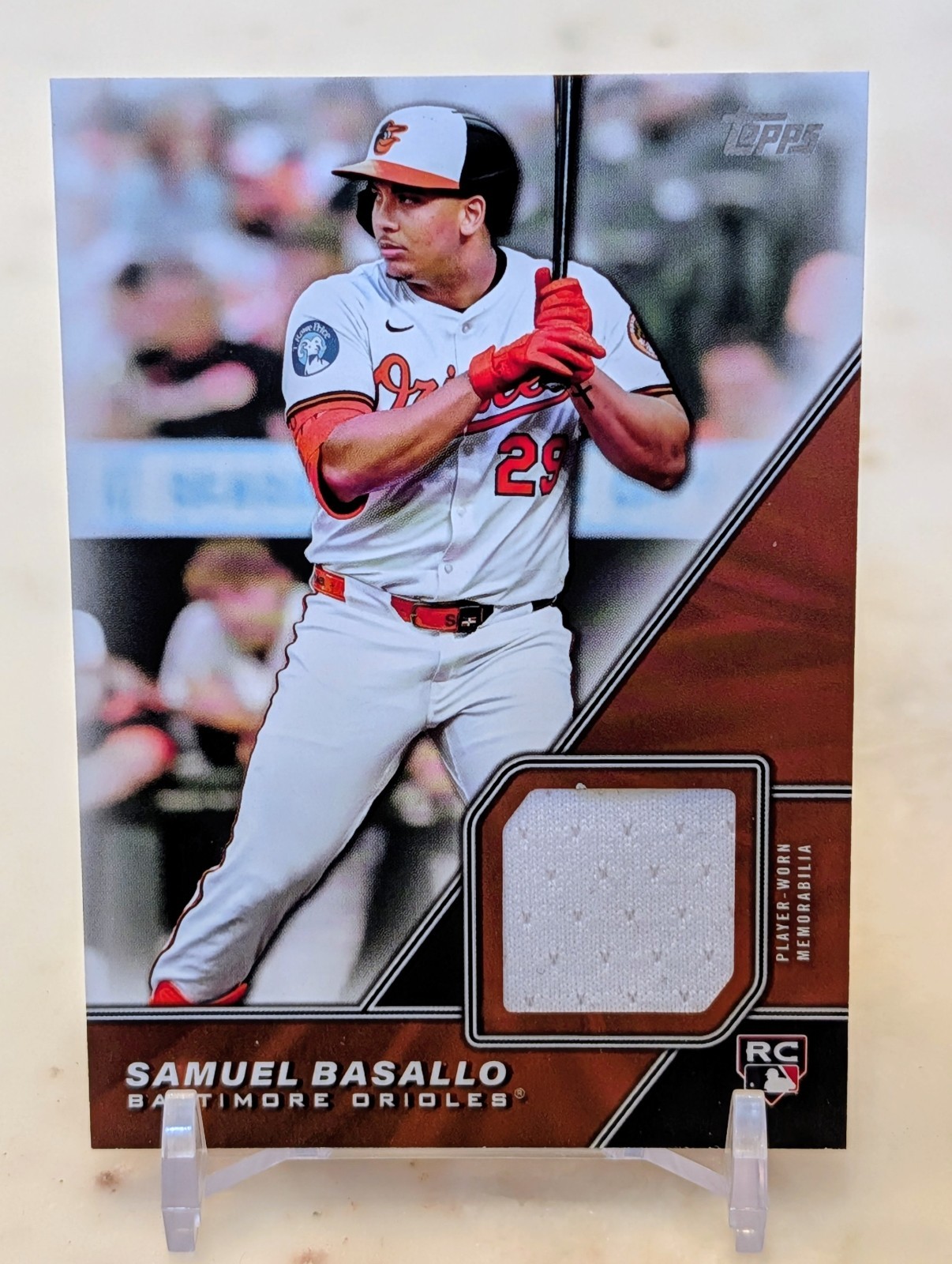 2026 Topps Series 1 - Major League Material Samuel Basallo #MLM-BAS (MEM, RC)
