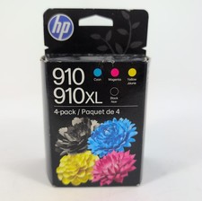 HP 910XL Black  910 Color Ink Cartridges 3JB41AN 3YL65AN  3YN97AN Exp Oct 2027
