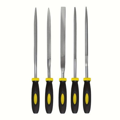 5Pcs Metal Needle File Set Small Hardened Carbon Steel File Mini Hand Metal Tool