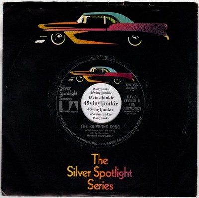 David Seville and the Chipmunks 45 rpm ''The Chipmunk Song'' (Christmas)