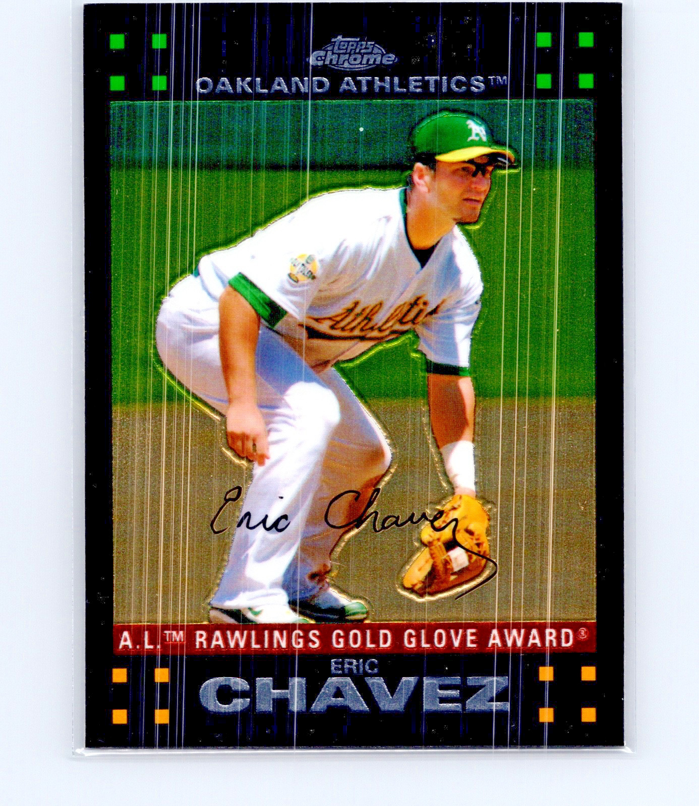 2007 Topps Chrome Eric Chavez #258