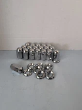 16 ALCOA DUALLY 9/16-18 LUG NUTS WHEELS,32 WASHERS 3500 GM CHEVY, 350 FORD TRUCK