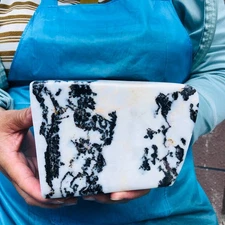 4.66LB Natural Beautiful Zebra Calcite Crystal Mineral Specimen Reiki Healing