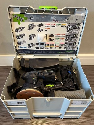 Festool Akku Exzenterschleifer ETSC 125 Li 3,1 l-Set, Schleifmaschine