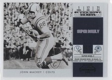 2011 Playoff Contenders Super Bowl Tickets Black 14/50 John Mackey #25 HOF 0e0