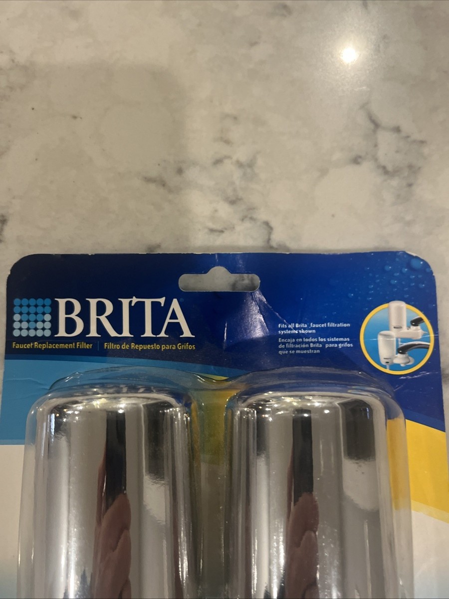 Cartouche Filtre à Eau GLACIER FRESH Compatible Brita On Tap - Réduit Chlore Et Odeurs (Lot De 2)