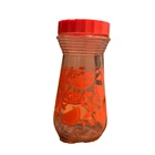 Vintage Glass Orange Slices Juice Carafe Pitcher W/ Lid 24 oz. Kitchen MCM Pyrex