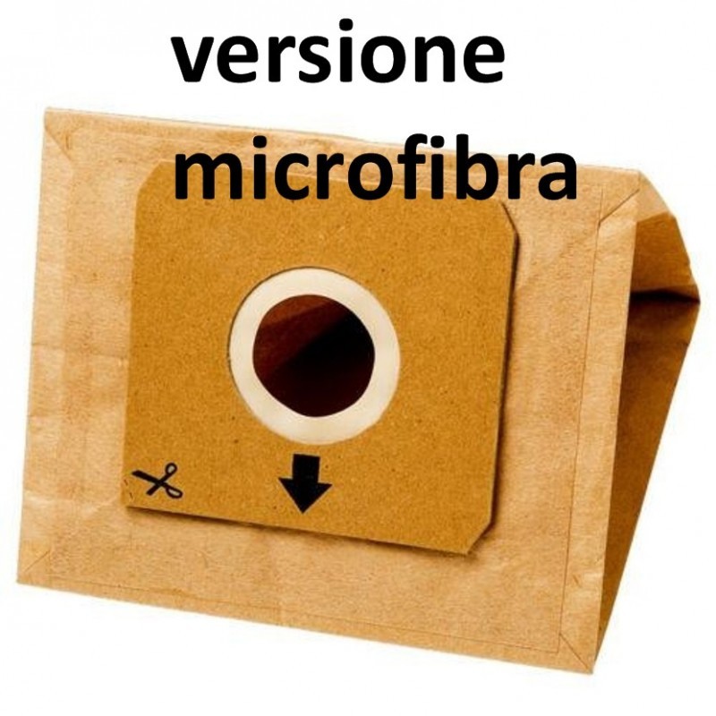 5PZ SACCHETTI MICROFIBRA DE LONGHI CLEOS ORBIT XTH180 170 XTD3080E