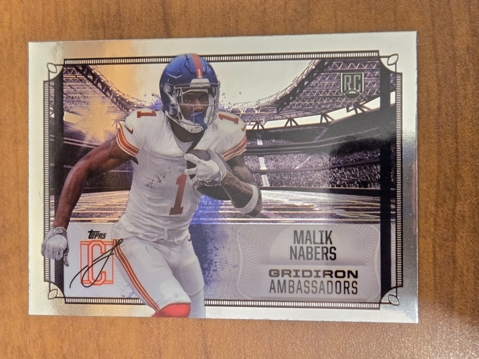 2024 Topps Signature Class - Malik Nabers - GA-6 RC - Gridiron Ambassadors