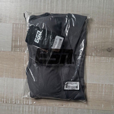 ESN Athlete Squad Damen Sport-BH S Grau, Nylon, breite Träger, ohne Bügel