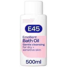 E45 Bath Oil 500 ml - E45 Bath Oil Emollient to Moisturise & Hydrate EXP-04/2029