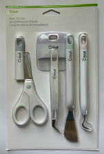 Cricut Basic Tool Set 5-Piece Craft Cutting Tools w/ Scissors Tweezers 2006695
