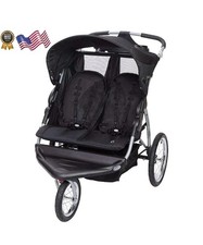 Baby Trend Expedition EX Swivel Travel Jogging Double Baby Stroller Griffin NEW  