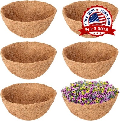 Revestimiento de Coco Natural para Canastas Colgantes Macetas Redondas Jardin