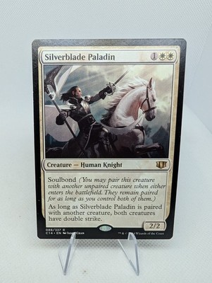 MTG Magic - Silverblade Paladin - Commander 2014 Edition - Rare - LP