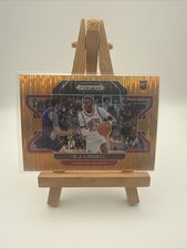 E.J. Liddell - 2022-23 Panini Prizm DP RC #74 - ORANGE PULSAR VARIATION /49