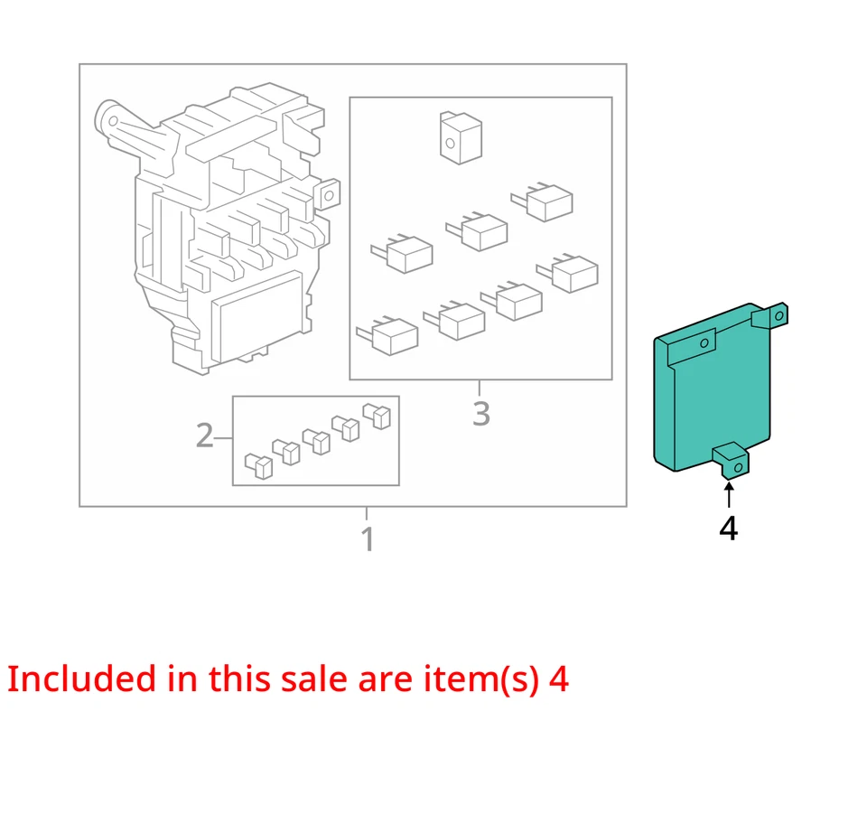 Engine ECM Electronic Control Module Valve Timing Fits 06-08 RIDGELINE 1475835 - Image 3 of 4