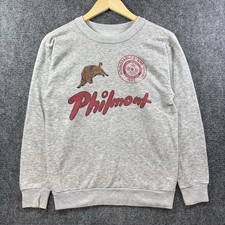 VTG 1983 Philmont Training Center Camp Sweatshirt M Gray USA Made Boy Scouts BSA