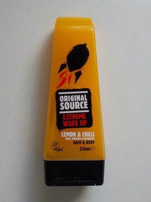 ORIGINAL SOURCE EXTREME WAKE UP LEMON & CHILI Hair & Body Shower Gel Vegan 250ml