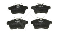 Hinterachse Hart 253 761 Bremsbelagsatz, Scheibenbremse FüR CitroËN,Ds,Peugeot