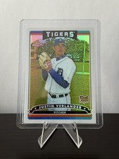 2006 Topps Chrome Justin Verlander Refractor Rookie Card (RC)