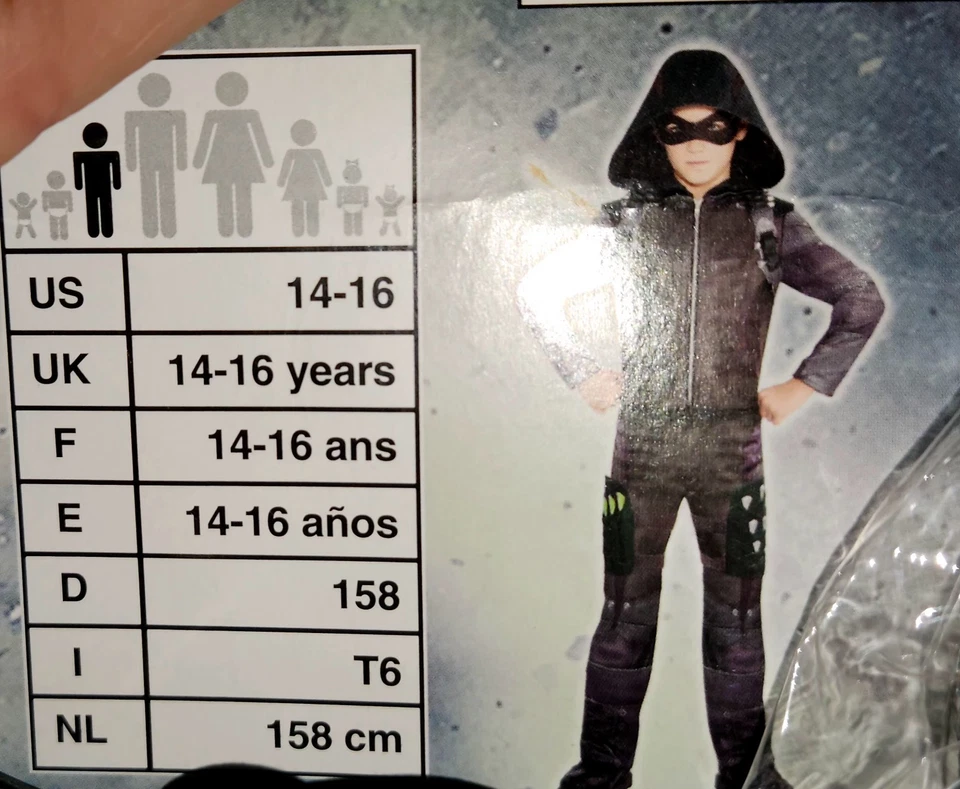 Disfraz de Halloween Arrow The Television Series Cosplay Niño Med Foto 2 de 3