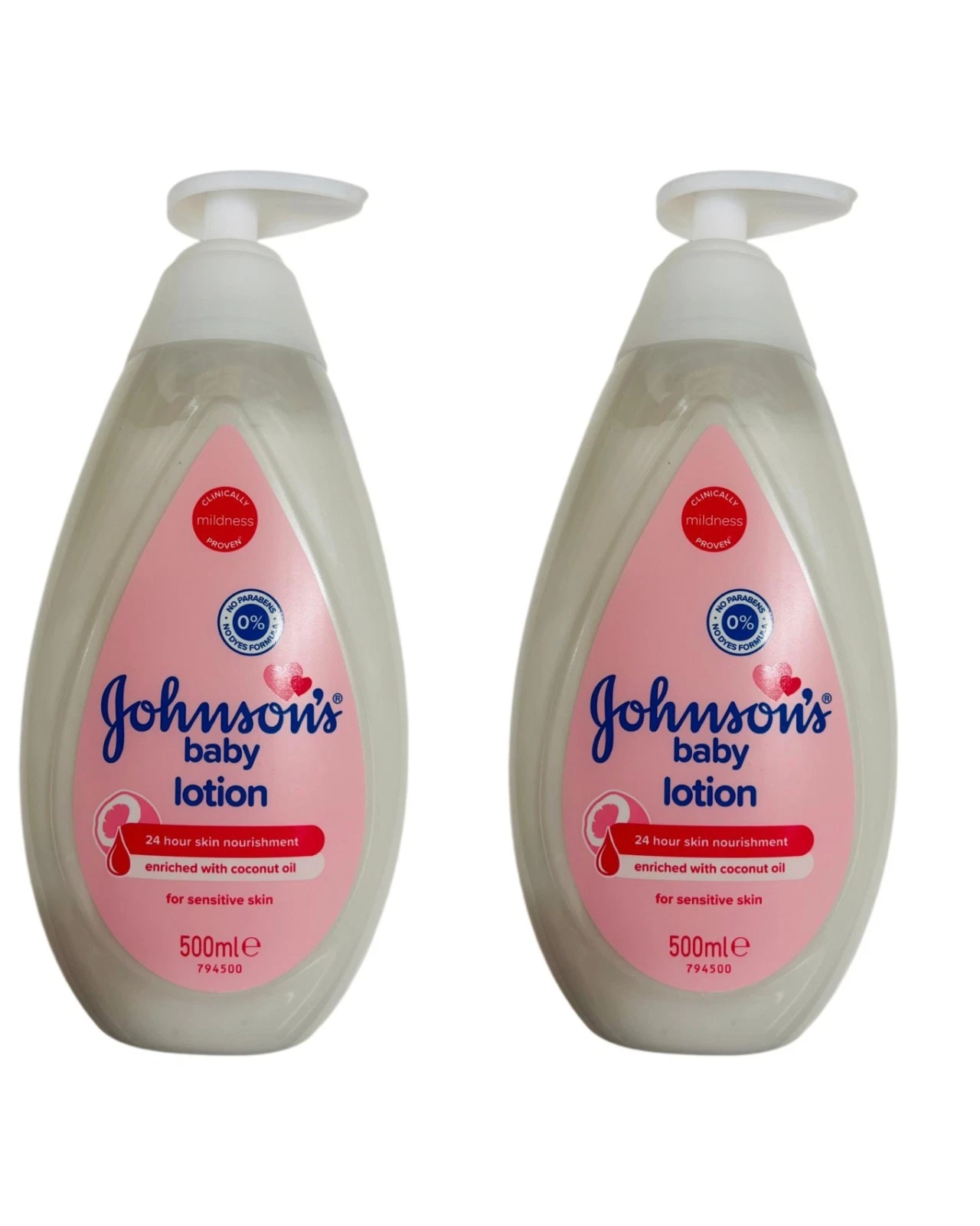 Johnsons Baby Lotion pure & gentle daily care with Coconut Oil 500ml Pack Of 2
Opens in a new window