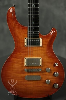 2002 Dean USA Hardtail Flame Maple Trans Amber Limited Edition w/ COA #23 of 100