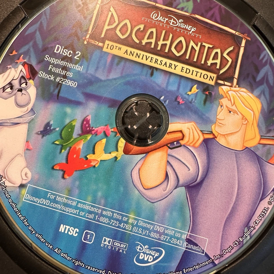 Pocahontas DVD Disney Bilingual - Image 3 of 4