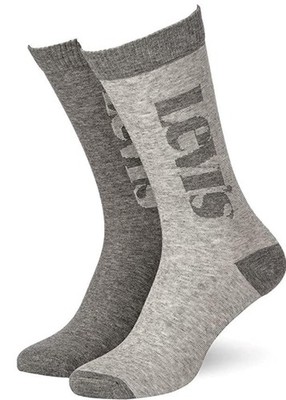 Levis Unisex Stripe Regular Cut Socks 2 er Pack Herren Damen Socken Sport 