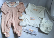 Reborn baby dolls clothes and accessories bundle to fit 20/22 inch doll. 522