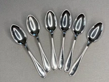 William Penn By Alvin Sterling Silver Demitasse Spoons-Set of 6-No Mono-3 3/4”